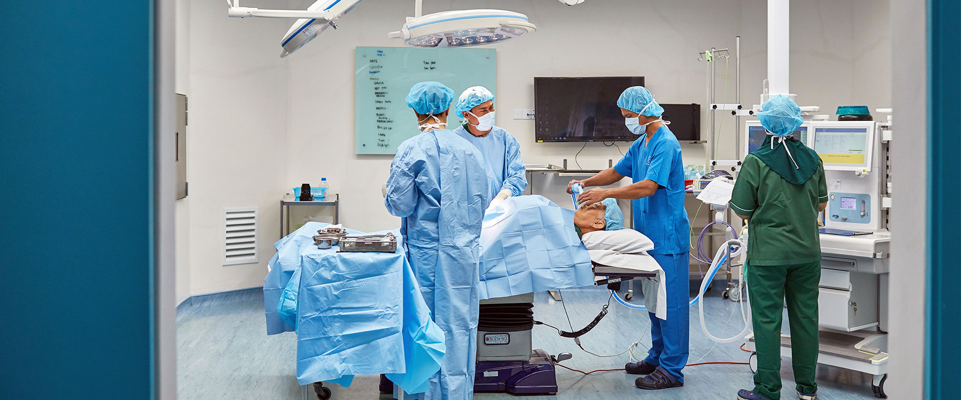 medical staff in operating room
